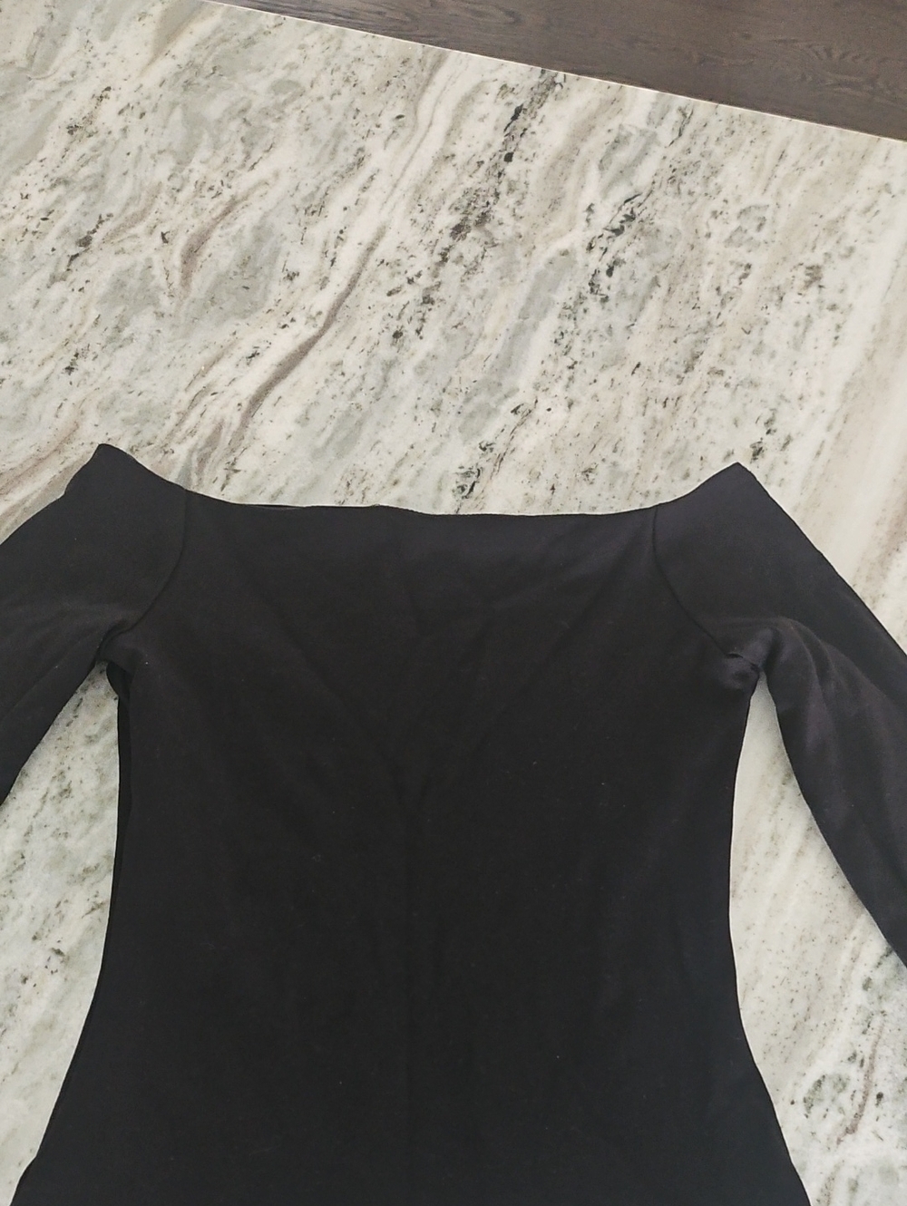 Black Off-Shoulder Women's Top